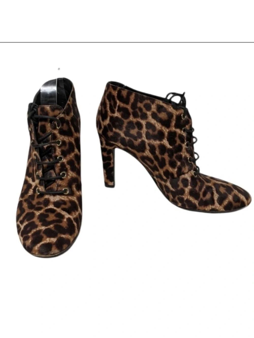 DIANE VON FURSTENBERG Skylar Calf Hair Booties 9
